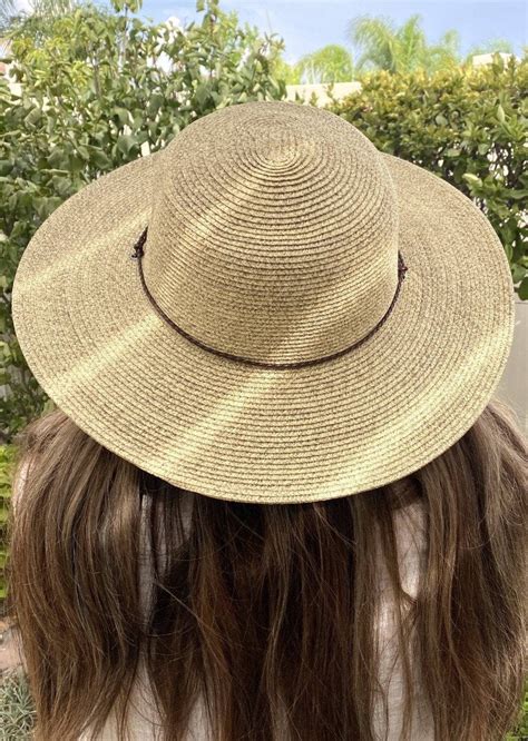 Womens Stone Hiking Hat Chinstrap Gardening Hat Fits Large Heads