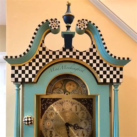 Close Up Photo Of My Hand Painted Grandfather Clock Find Me On Fb