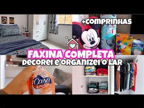 FAXINA COMPLETA DECOREI O LAR COMPRINHAS FOFAS QUARTO GAMER PRA