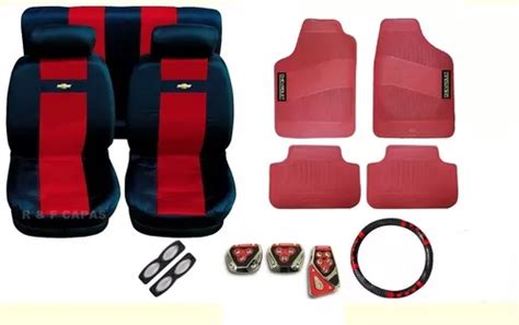 Kit Cinza Capas Bancos Tapetes Pedaleira Corsa Wind Super 99