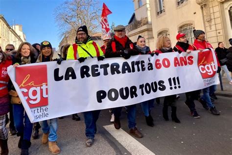 Nancy Manifestation contre la réforme des retraites voici les