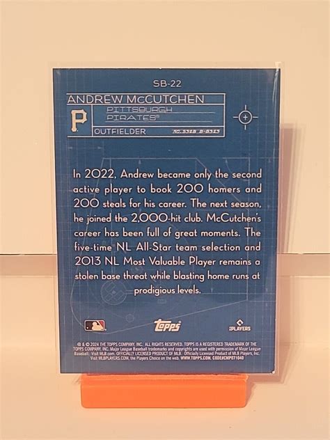 2024 Topps Series 1 Andrew McCutchen Blueprint EBay