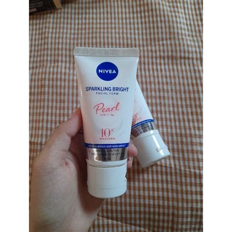 Jual Nivea Sparkling Bright Facial Foam 50ml Shopee Indonesia