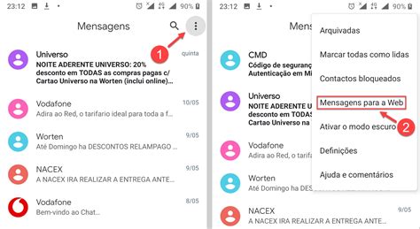 Mensagens SMS Android 001 i Técnico