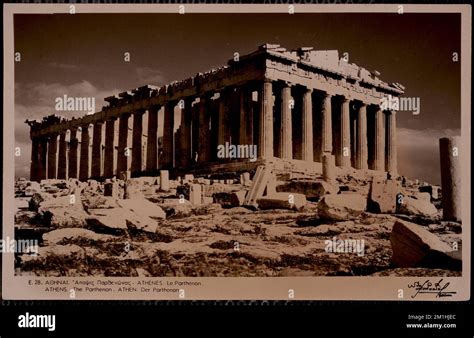 Αθηναι Ἄποψις Παρθενῶνος Athènes Le Parthenon Athens The