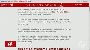 Rj Tv Rio Sul G No Rj Preso Homem Apontado Como Um Dos L Deres