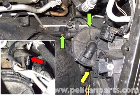 BMW X5 M62 8 Cylinder Secondary Air Components Replacement E53 2000