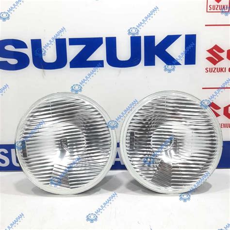 Jual Headlamp Head Lamp Lampu Depan Bulat Inch Metal Suzuki Jimny