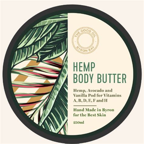 Hemp Body Butter The Good Oil