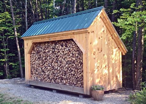 4 Cord Firewood Storage Shed