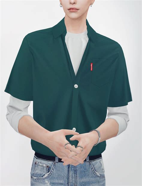 Kk Layered Shirts Early Access Kk S Creation Sims Men