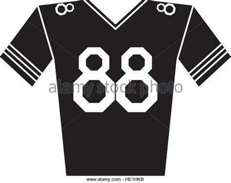 Football Jersey Vector Silhouette | League Vector Vectors Stock Photos & League Vector Vectors ...