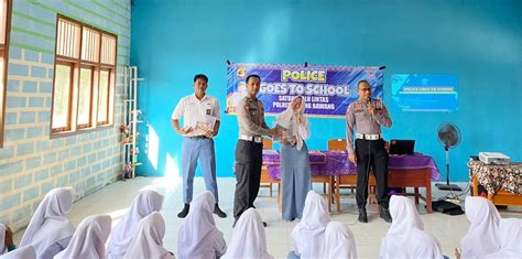 Satlantas Polres Tulang Bawang Secara Masif Gelar Police Goes To School