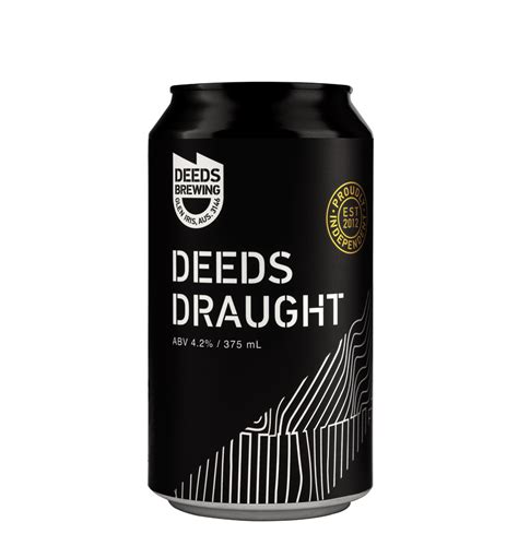 Buy Deeds Brewing Deeds Draught 6 Pack 375ml Cans Online Low Prices