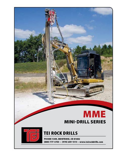 Tei Rock Drill Mast Hire