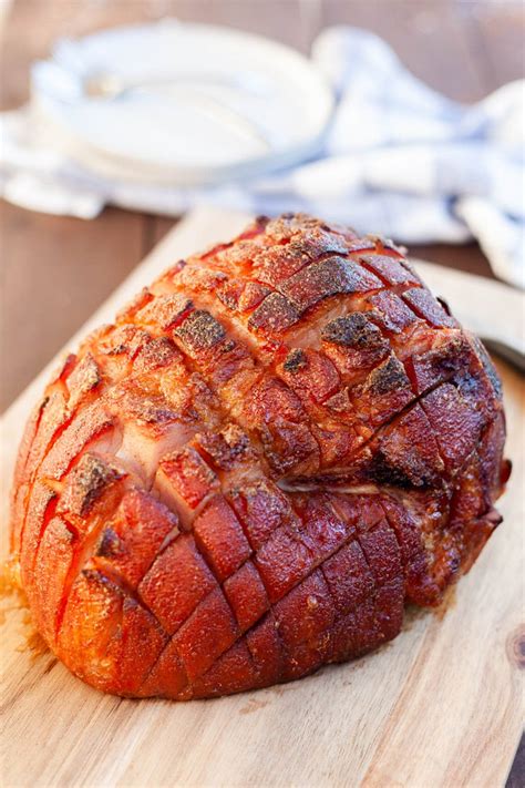 Brown Sugar Ham Baked Ham Glaze Video A Spicy Perspective