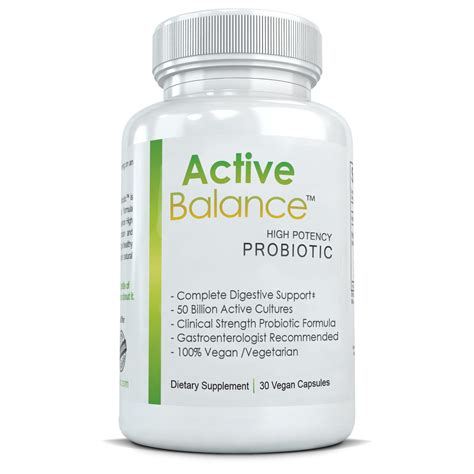 Amazon Active Balance Pharmaceutical Grade Probiotic Supplement