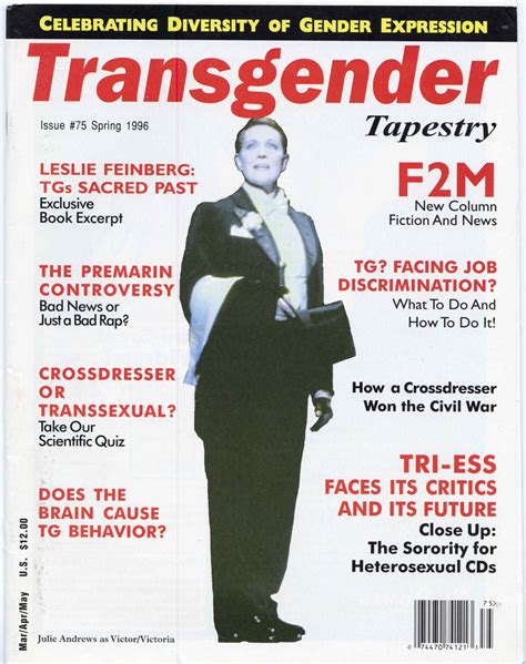 Transgender Tapestry Issue 75 (Spring, 1996) - Digital Transgender Archive