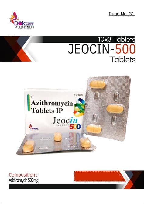 JEOCIN-500 - Dokcare Life Sciences