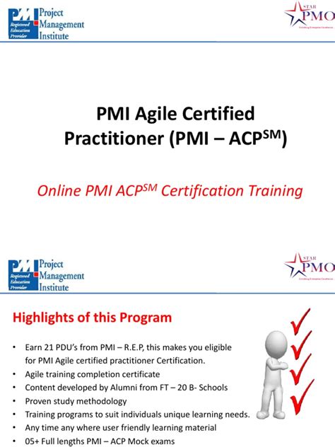 Online Agile Training Online Agile Certification Online Pmi Acp