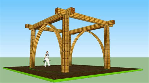 Bamboo Gazebo Model 3d Warehouse