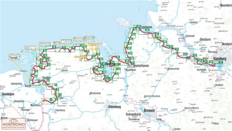 NORDSEEKÜSTEN RADWEG VOL 2 guide de cyclotourisme Esterbauer