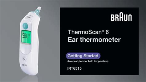 Braun ThermoScan 6 IRT6515 Getting Started YouTube