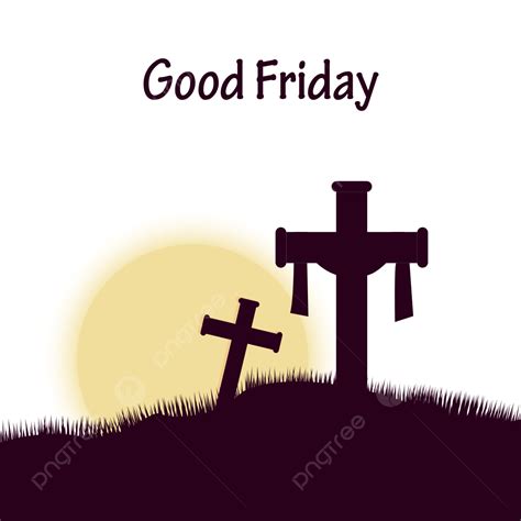 Good Friday Vector Design Images Good Friday Vector Design In Brown