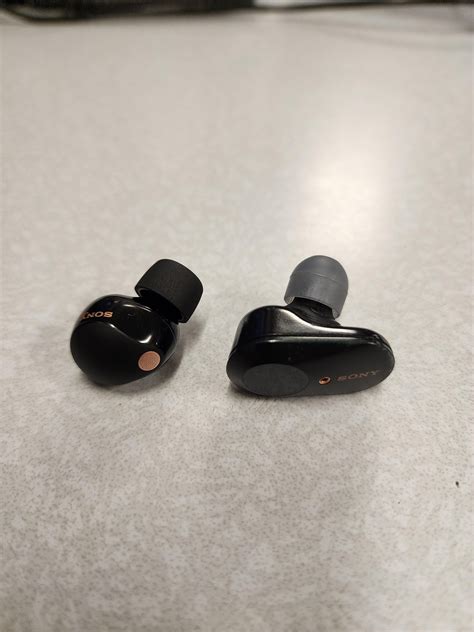 Sony size comparison : r/Earbuds