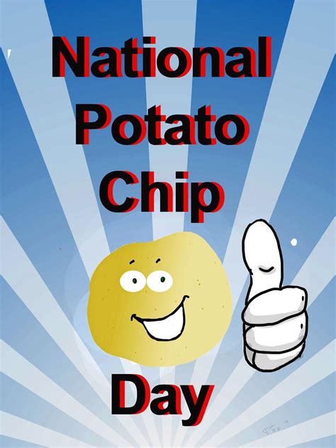 National Potato Chip Day - National Celebration by Pegarissimo on ...