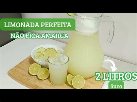 Limonada Sui A No Liquidificador Sem Amargar Rende Litros De Suco