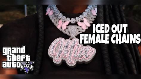 Making A Iced Out Females Chain In GTA 5 RP FiveM GTA FiveM 3D