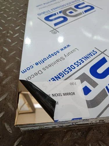 Stainless Steel 304 Nickel Mirror Finish Sheet By SDS At 400 Kg