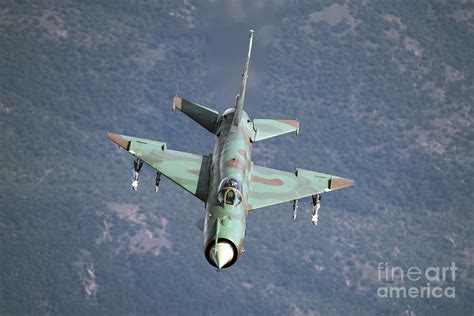 A Bulgarian Air Force Mig Bis Armed Photograph By Daniele Faccioli