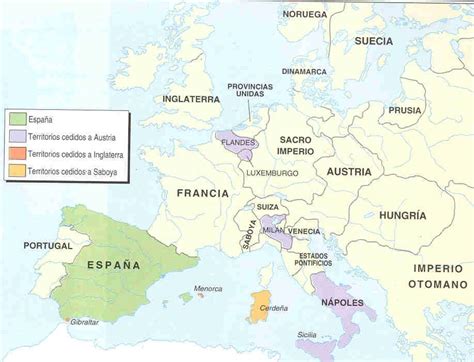 LOS PRIMEROS BORBONES EN ESQUEMAS E IMÁGENES Recursos de Geografía e