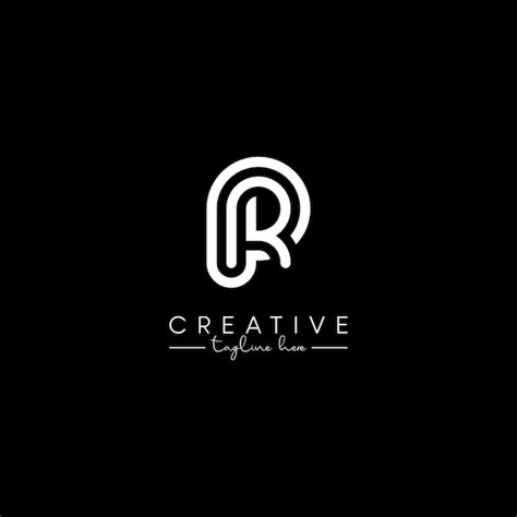 Premium Vector Abstract Monogram Letter Pr Rp Logo Design Template