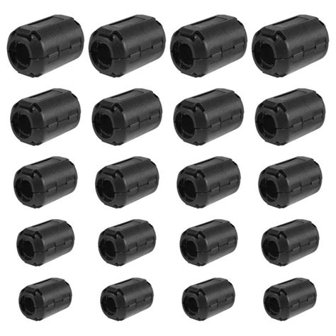 Pieces Clip On Ferrite Ring Core Rfi Emi Noise Suppressor Cable Clip