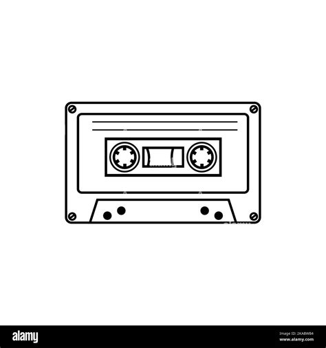 Cassette Vector Illustration Retro Audio Tape Stock Vector Image And Art Alamy