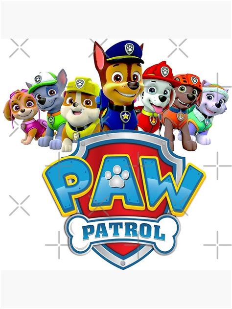 Paw Patrol Poster by davidmm99 in 2021 | Paw patrol decorations, Paw patrol stickers, Paw patrol ...