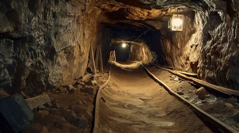 Mine Tunnel At Night In San Miquel Background Picture Of A Gold Mine