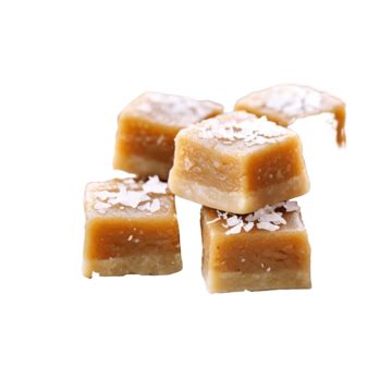 Yellow Badam Burfi Indian Food Festival Png Transparent Image And