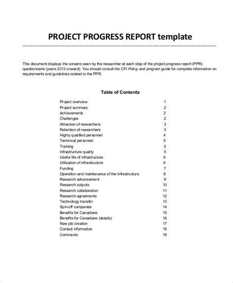 FREE 15+ Sample Project Progress Reports in PDF | Google Docs | MS Word | Google Pages