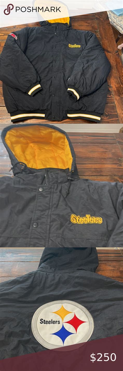 Vintage Reebok Pittsburgh Steelers Puffer Jacket Xxl