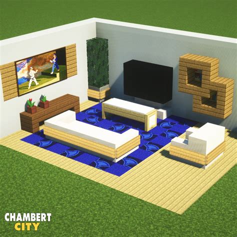 Living Room Design Minecraft Bryont Blog