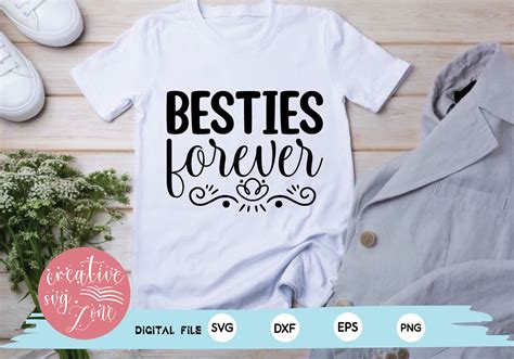 Besties Forever Svg By Creativesvgzone TheHungryJPEG