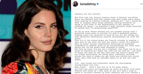 Lana Del Rey Is Under Fire For Saying That She "Paved The Way" For Pop Stars Like Beyoncé, Cardi ...