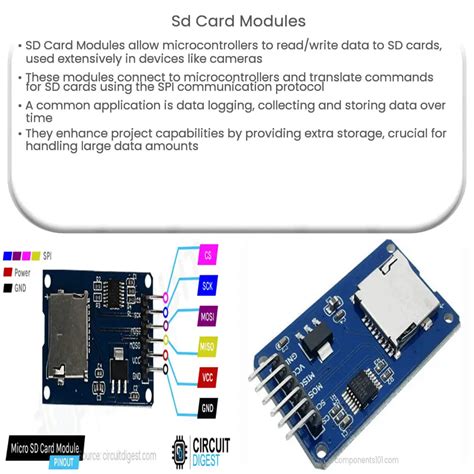 SD Card Modules How It Works Application Advantages