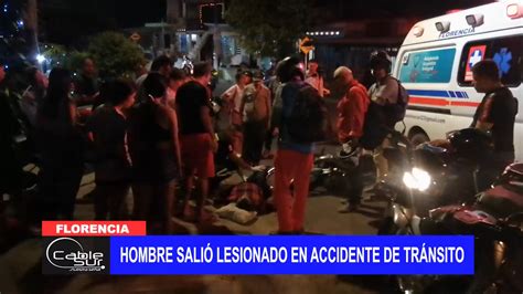 Hombre Sali Lesionado En Accidente De Tr Nsito Cable Sur Nuestra Se Al