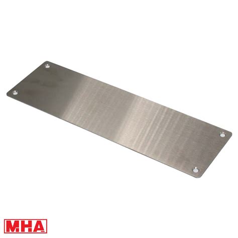 Placa Para Empujar Puerta Acero Inox 295 X 90mm Lewonski