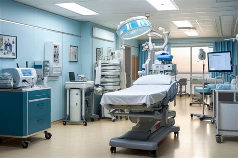 Premium AI Image | Design project of a modern surgical room for ...